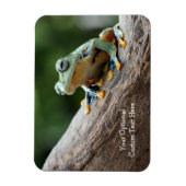 Aangepaste tekst kikker magneet (Verticaal)