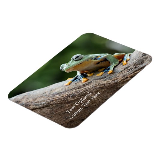 Aangepaste tekst kikker magneet (Linkerzijde)