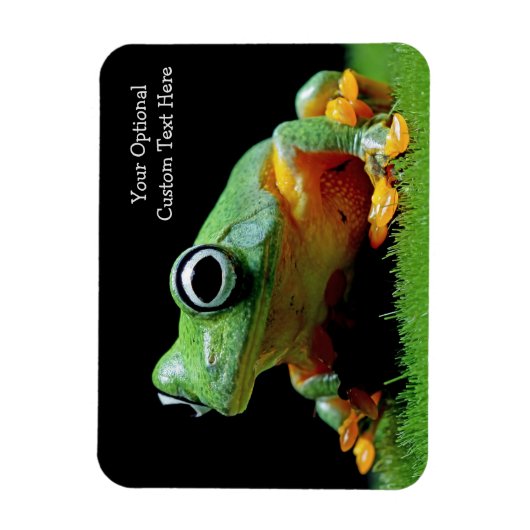 Aangepaste tekst kikker magneet (Verticaal)