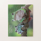 Aangepaste tekst Kikkerpuizen Legpuzzel (Verticaal)