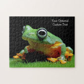 Aangepaste tekst Kikkerpuizen Legpuzzel (Horizontaal)