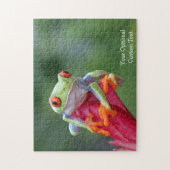 Aangepaste tekst Kikkerpuizen Legpuzzel (Verticaal)