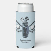 Aangepaste tekst & kleur Golf (Seltzer Voorkant)