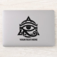Aangepaste tekst & kleur oog van Horus