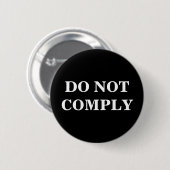 Aangepaste tekst/kleur zwart Pro-vrijheid voldoet  Ronde Button 5,7 Cm (Voorkant /achterkant)