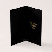 Aangepaste tekst kleurrijke Jazz Player Kaart (Binnen)