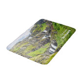 Aangepaste tekst Klifbrekkufossar, IJsland Badmat (Gekanteld)