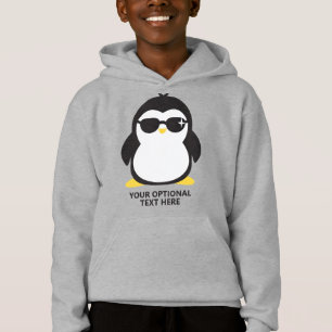 Aangepaste tekst koele pinguïn shirten