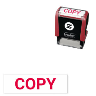 Aangepaste tekst KOPYEER Zelfinkende Bureaustempel Zelfinktende Stempel