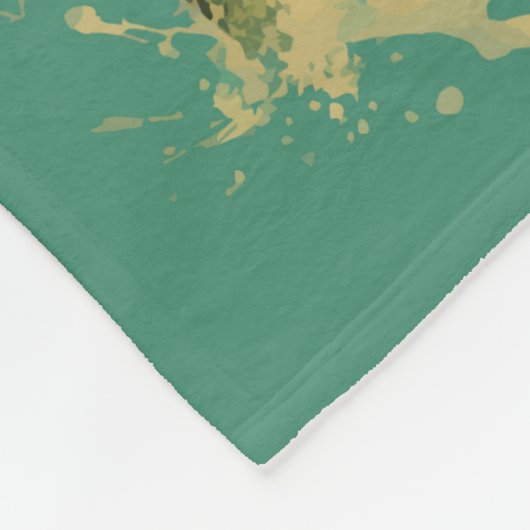 Aangepaste tekst Krokodil Fleece Deken (Hoek)