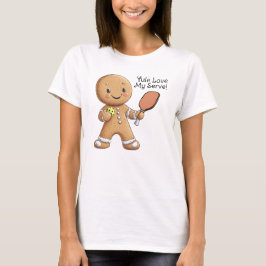 Aangepaste tekst Kruimelig Kerst Rally Gingerbread T-shirt