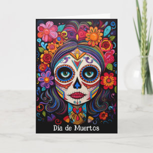 Aangepaste tekst 💀 La Calavera Catrina Kaart
