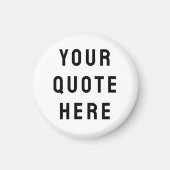 Aangepaste Tekst Leuk Gepersonaliseerd Cadeau Magneet (Voorkant)