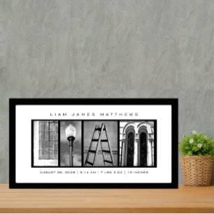 Aangepaste tekst "Liam" Foto Afdruk