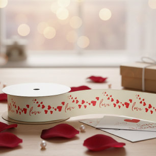 Aangepaste Tekst Liefde Hart Persoonlijke Romantis Lint