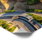 Aangepaste tekst Lima, Peru Poster (Hoek)