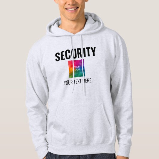 Aangepaste tekst Logo Dubbelzijdige Mannen moderne Hoodie (Voorkant)