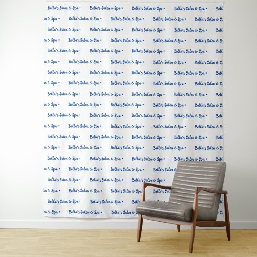 Aangepaste tekst Logo Event Achtergrond Stap en He Wandkleed (In situ)