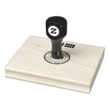 Aangepaste tekst logo of afbeelding houten stempel
