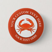 Aangepaste tekst Logo pictogram Button (Voorkant)