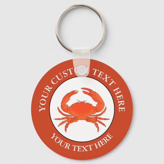 Aangepaste tekst Logo pictogram Sleutelhanger (Voorkant)