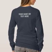 Aangepaste tekst Londen T-shirt (Achterkant)