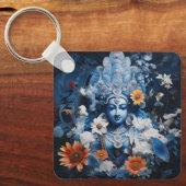 Aangepaste tekst, Lord Shiva Sleutelhanger (Voorkant)