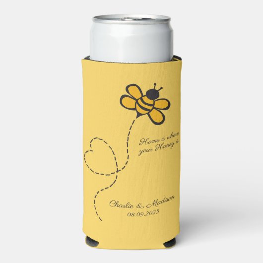 Aangepaste tekst Love Bee (Seltzer Voorkant)