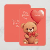 Aangepaste tekst Love Teddy (Voorkant / Achterkant)