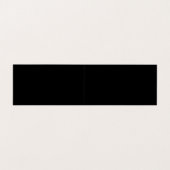 AANGEPASTE TEKST - Minimalistisch zwart Visitekaartjes (Binnenkant ongevouwen)
