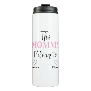 Aangepaste tekst Moederdag Thermische Tumbler Thermosbeker