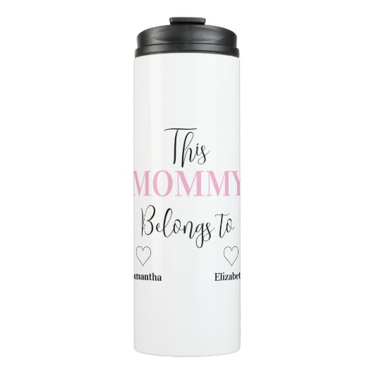 Aangepaste tekst Moederdag Thermische Tumbler Thermosbeker (Voorkant)