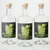 Aangepaste tekst Mojito Cocktail Likeurfles Etiket (Flessen)