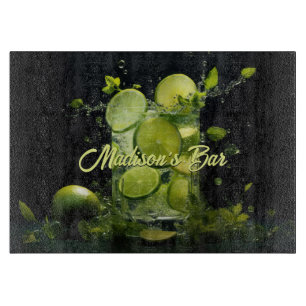 Aangepaste tekst Mojito Cocktail Snijplank