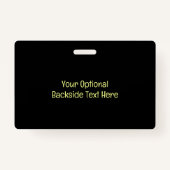 Aangepaste tekst Mojito Cocktails Badge (Achterkant)