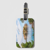 Aangepaste tekst Montenegro Bagagelabel (Voorkant (verticaal))