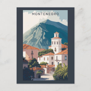 Aangepaste tekst Montenegro Briefkaart