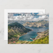 Aangepaste tekst Montenegro Briefkaart (Voorkant / Achterkant)