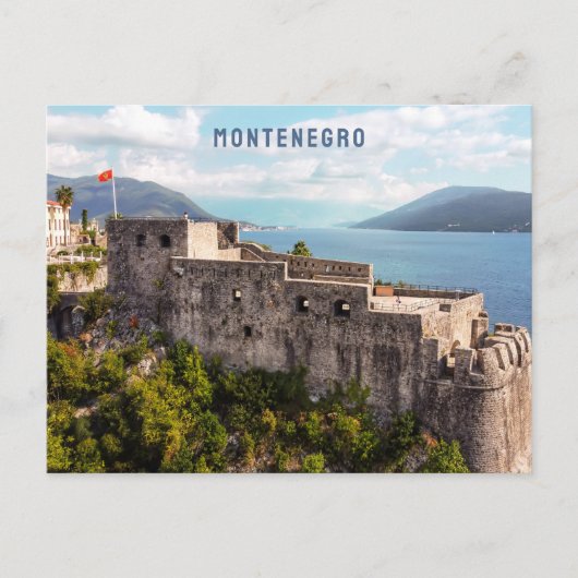 Aangepaste tekst Montenegro Briefkaart (Voorkant)