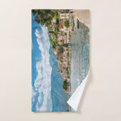 Aangepaste tekst Montenegro Handdoek (Handdoek)