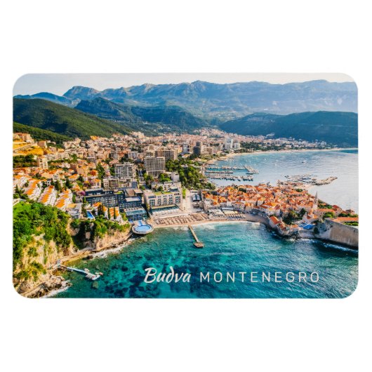 Aangepaste tekst Montenegro Magneet (Horizontaal)