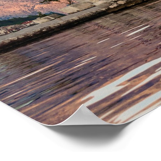 Aangepaste tekst Montenegro Poster (Hoek)