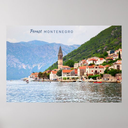 Aangepaste tekst Montenegro Poster (Voorkant)