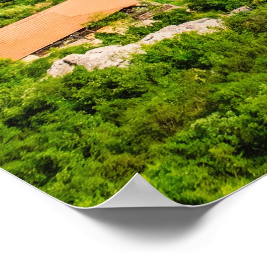 Aangepaste tekst Montenegro Poster (Hoek)