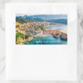 Aangepaste tekst Montenegro Rechthoekige Sticker (Tas)