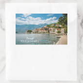 Aangepaste tekst Montenegro Rechthoekige Sticker (Tas)