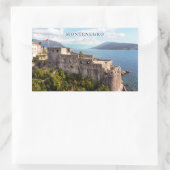 Aangepaste tekst Montenegro Rechthoekige Sticker (Tas)