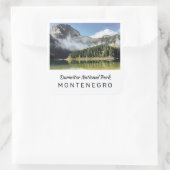 Aangepaste tekst Montenegro Vierkante Sticker (Tas)