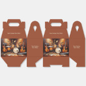 Aangepaste tekst Muziekinstrumenten Bedankdoosjes (Ongevouwen)