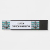 Aangepaste tekst nautisch anker deurbordje (Voorkant)